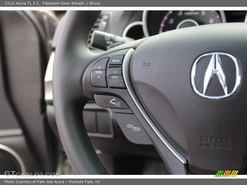 Palladium Silver Metallic / Ebony 2010 Acura TL 3.5