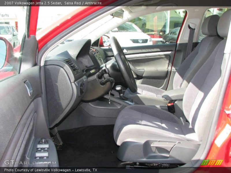 Salsa Red / Anthracite 2007 Volkswagen Jetta 2.5 Sedan