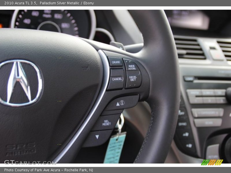 Palladium Silver Metallic / Ebony 2010 Acura TL 3.5