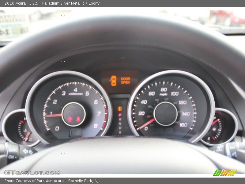 Palladium Silver Metallic / Ebony 2010 Acura TL 3.5