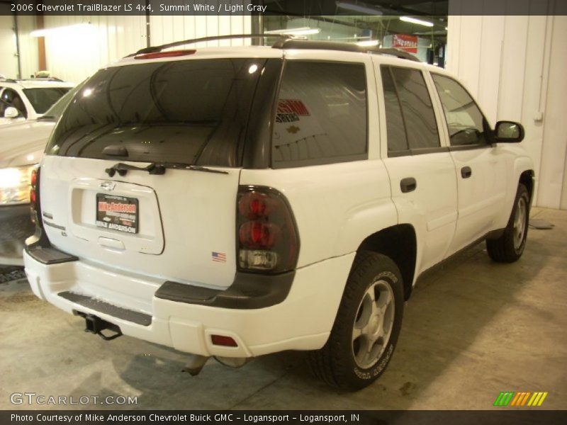 Summit White / Light Gray 2006 Chevrolet TrailBlazer LS 4x4