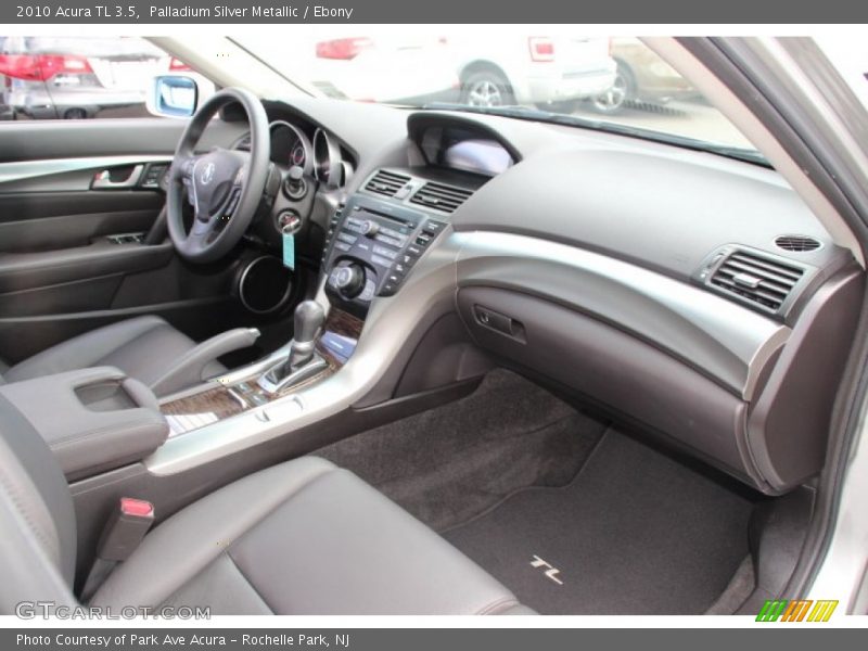 Palladium Silver Metallic / Ebony 2010 Acura TL 3.5