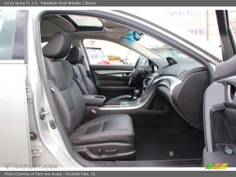 Palladium Silver Metallic / Ebony 2010 Acura TL 3.5