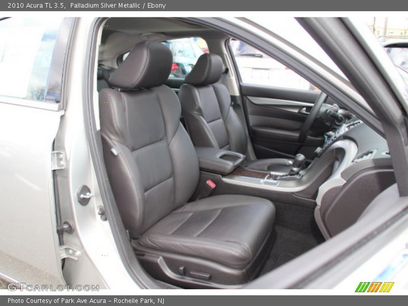 Palladium Silver Metallic / Ebony 2010 Acura TL 3.5