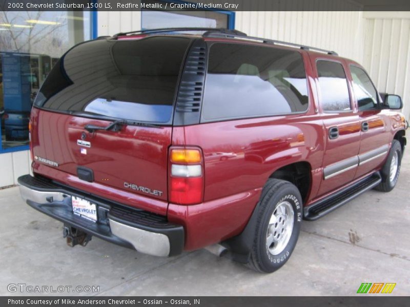Redfire Metallic / Graphite/Medium Gray 2002 Chevrolet Suburban 1500 LS