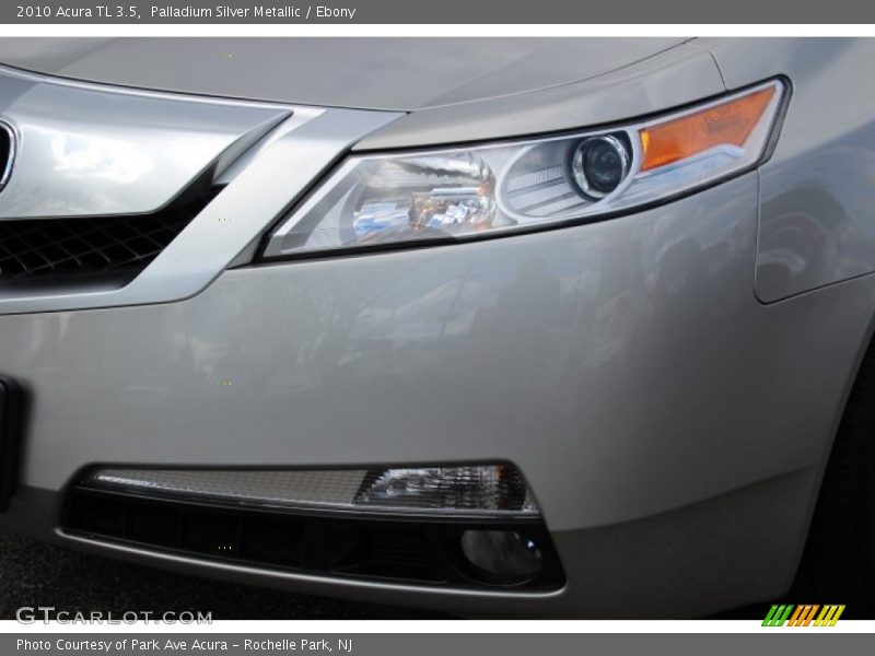 Palladium Silver Metallic / Ebony 2010 Acura TL 3.5