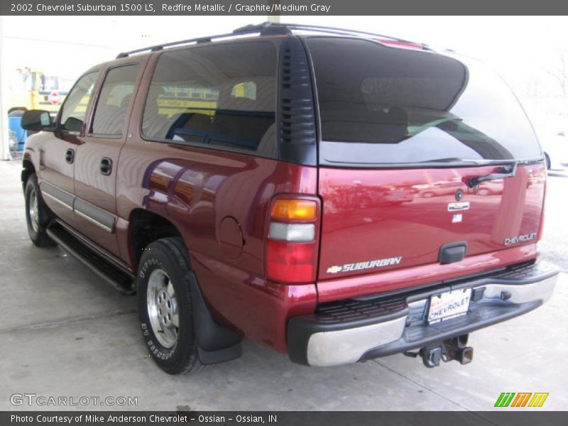 Redfire Metallic / Graphite/Medium Gray 2002 Chevrolet Suburban 1500 LS