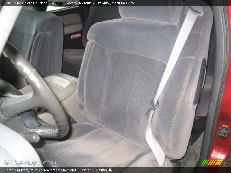 Redfire Metallic / Graphite/Medium Gray 2002 Chevrolet Suburban 1500 LS