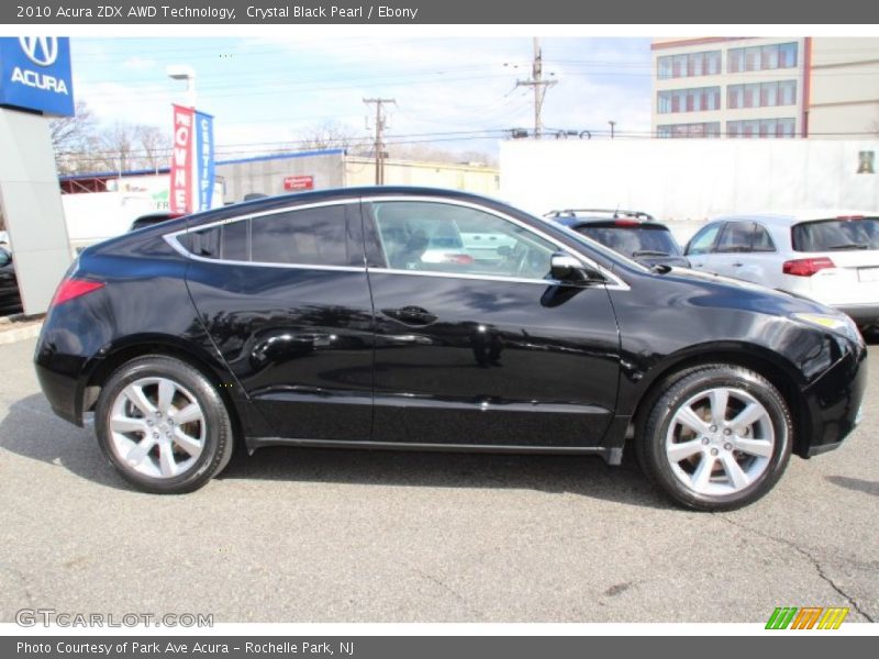 Crystal Black Pearl / Ebony 2010 Acura ZDX AWD Technology