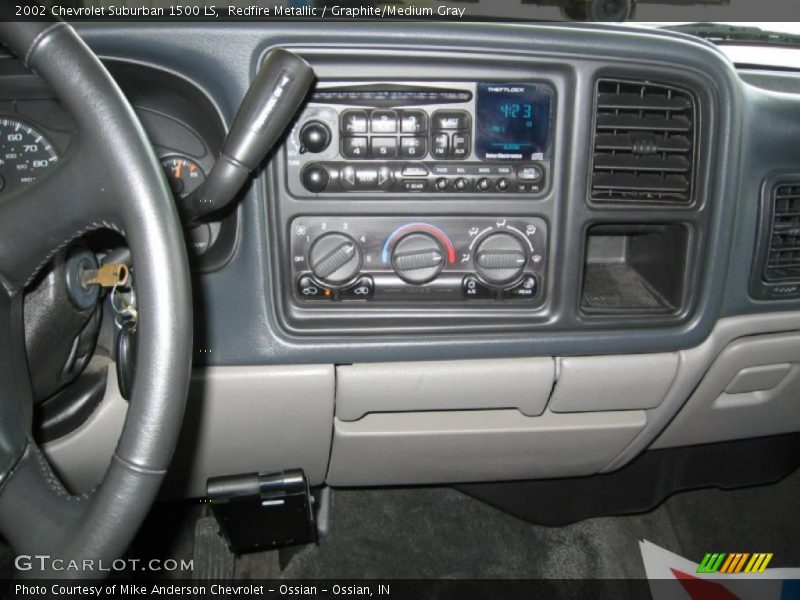 Redfire Metallic / Graphite/Medium Gray 2002 Chevrolet Suburban 1500 LS