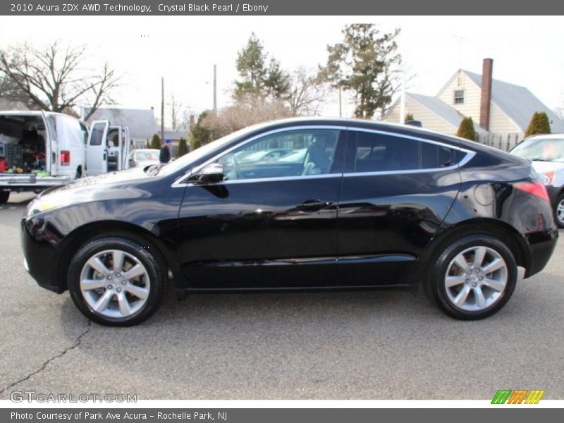 Crystal Black Pearl / Ebony 2010 Acura ZDX AWD Technology