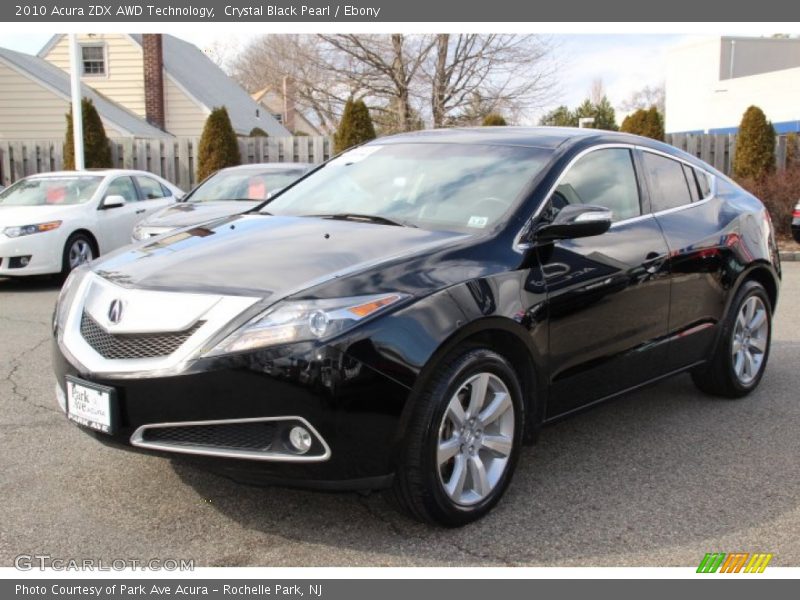 Crystal Black Pearl / Ebony 2010 Acura ZDX AWD Technology