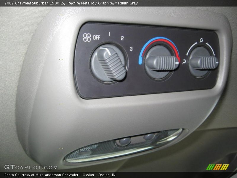 Redfire Metallic / Graphite/Medium Gray 2002 Chevrolet Suburban 1500 LS