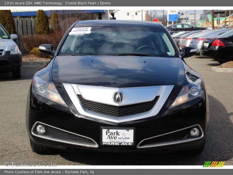 Crystal Black Pearl / Ebony 2010 Acura ZDX AWD Technology
