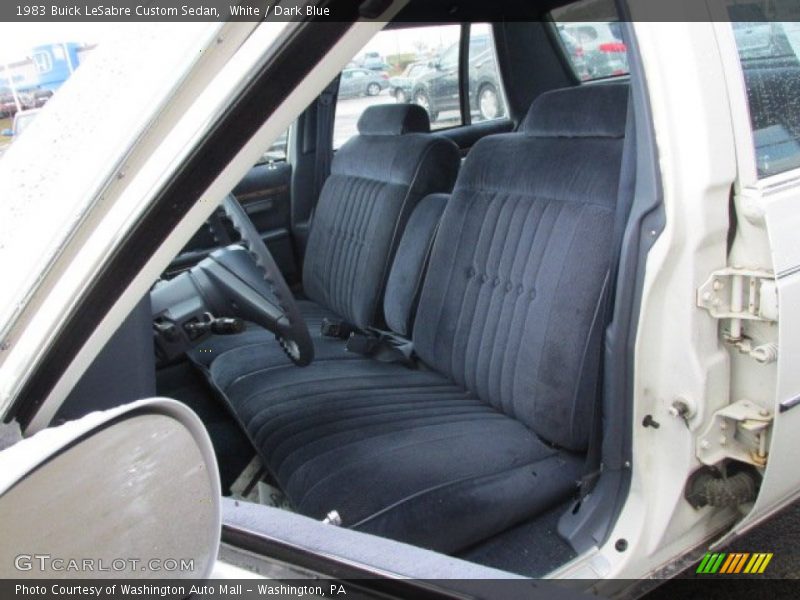 Front Seat of 1983 LeSabre Custom Sedan