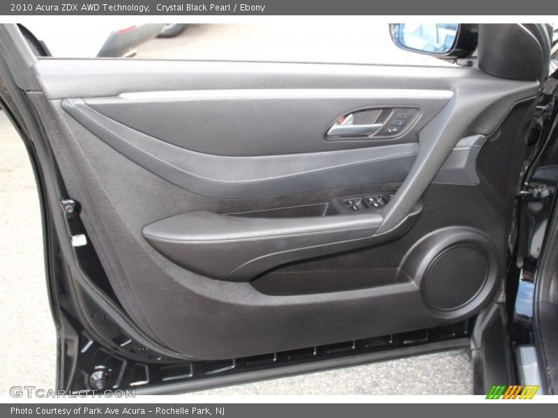 Crystal Black Pearl / Ebony 2010 Acura ZDX AWD Technology