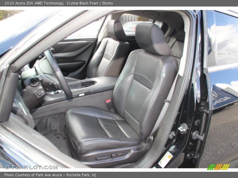 Crystal Black Pearl / Ebony 2010 Acura ZDX AWD Technology