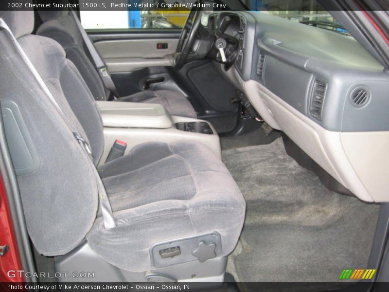 Redfire Metallic / Graphite/Medium Gray 2002 Chevrolet Suburban 1500 LS
