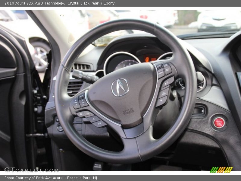 Crystal Black Pearl / Ebony 2010 Acura ZDX AWD Technology