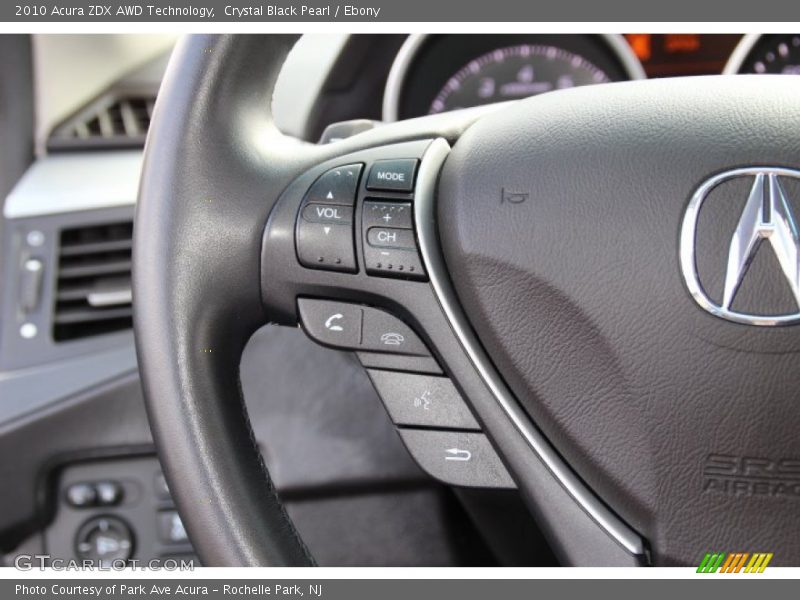 Crystal Black Pearl / Ebony 2010 Acura ZDX AWD Technology