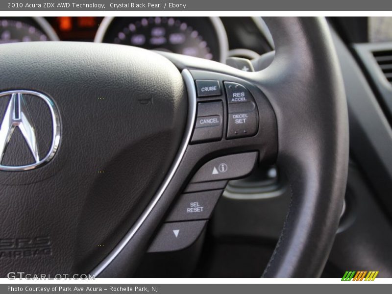 Crystal Black Pearl / Ebony 2010 Acura ZDX AWD Technology