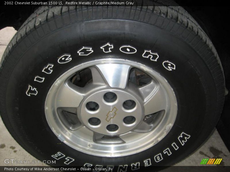 Redfire Metallic / Graphite/Medium Gray 2002 Chevrolet Suburban 1500 LS
