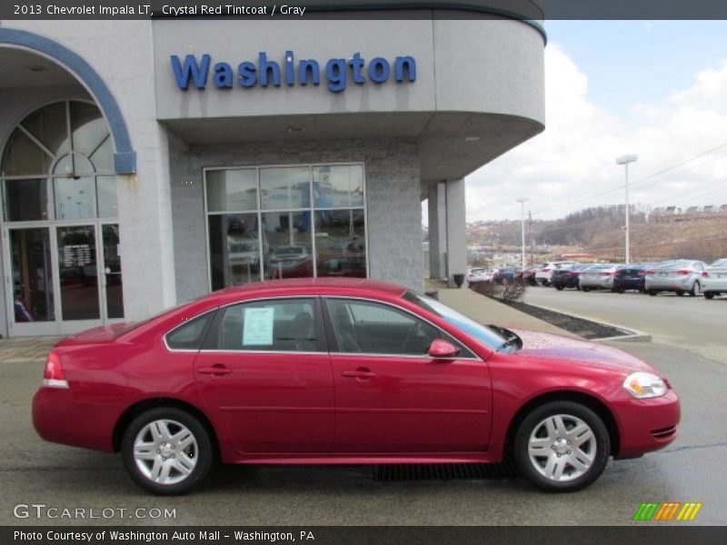 Crystal Red Tintcoat / Gray 2013 Chevrolet Impala LT