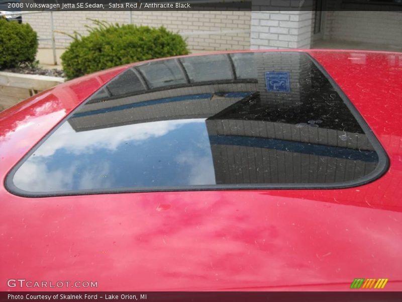 Salsa Red / Anthracite Black 2008 Volkswagen Jetta SE Sedan