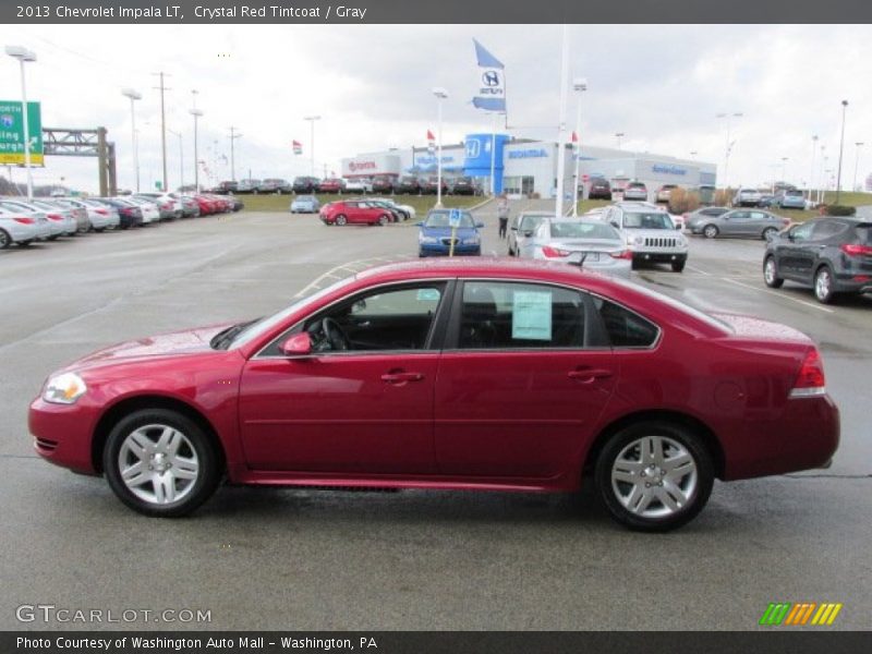 Crystal Red Tintcoat / Gray 2013 Chevrolet Impala LT