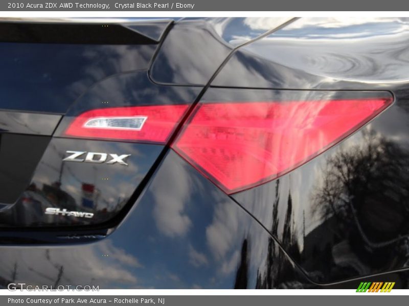 Crystal Black Pearl / Ebony 2010 Acura ZDX AWD Technology