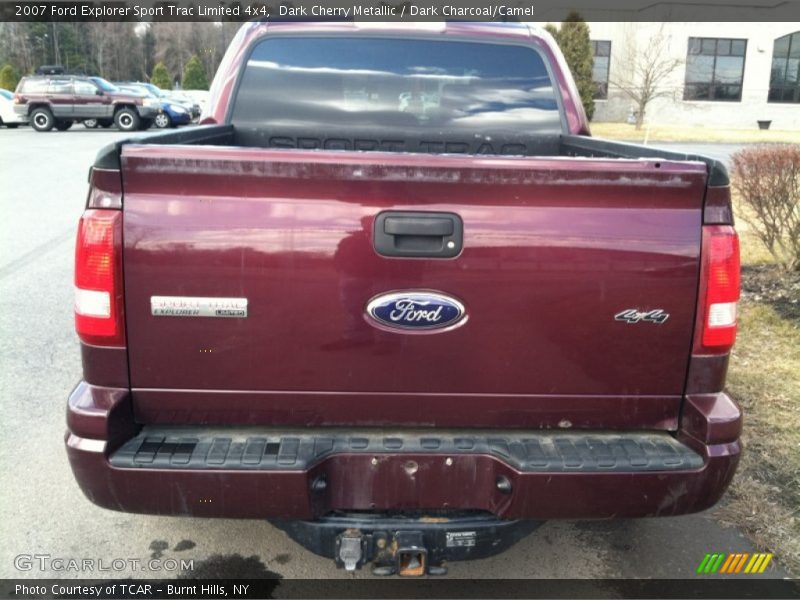 Dark Cherry Metallic / Dark Charcoal/Camel 2007 Ford Explorer Sport Trac Limited 4x4