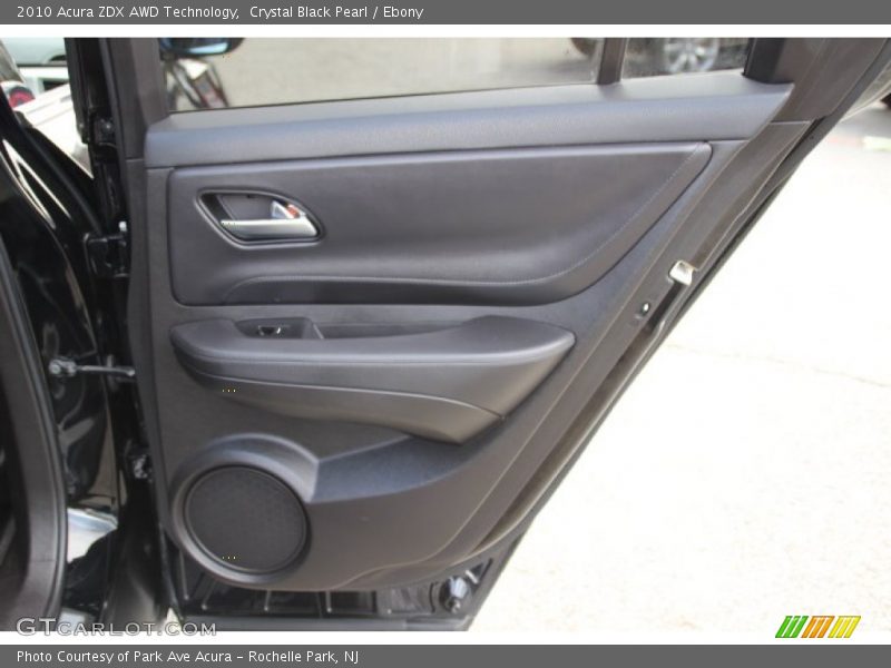 Crystal Black Pearl / Ebony 2010 Acura ZDX AWD Technology