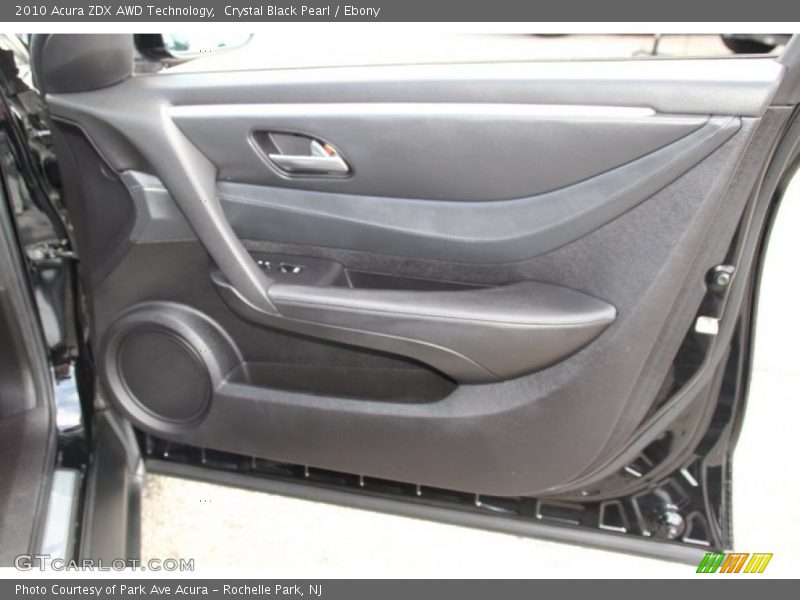 Crystal Black Pearl / Ebony 2010 Acura ZDX AWD Technology