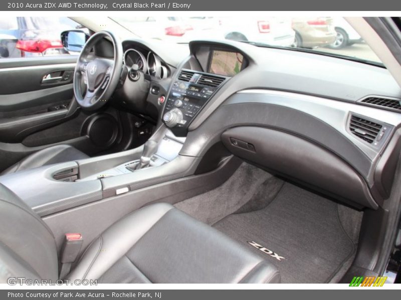 Crystal Black Pearl / Ebony 2010 Acura ZDX AWD Technology