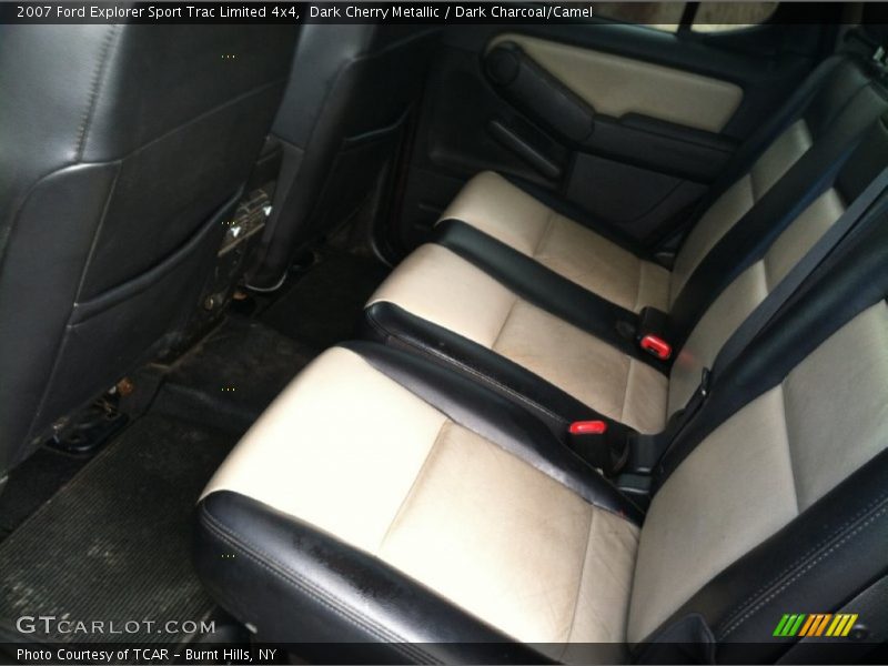 Dark Cherry Metallic / Dark Charcoal/Camel 2007 Ford Explorer Sport Trac Limited 4x4