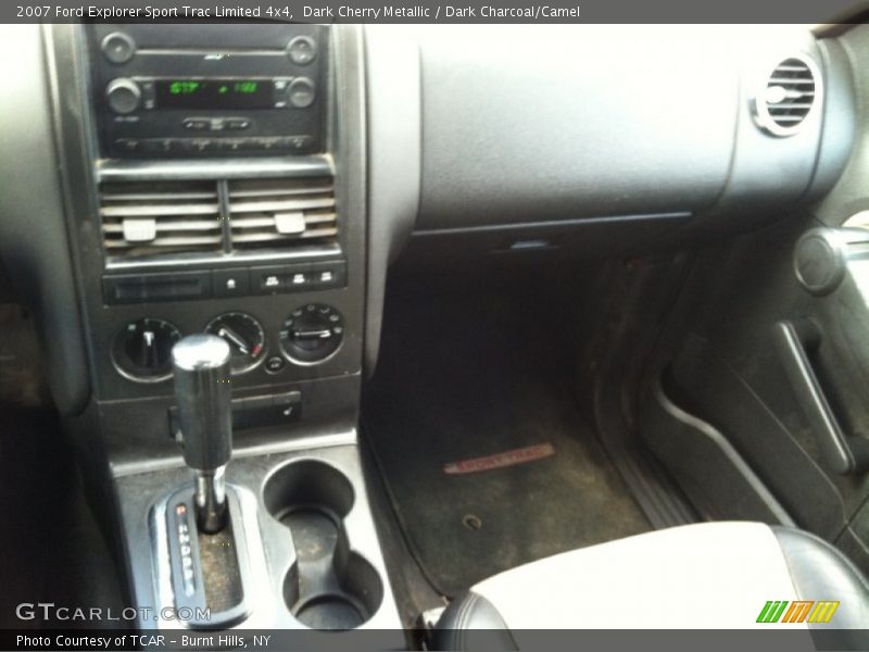 Dark Cherry Metallic / Dark Charcoal/Camel 2007 Ford Explorer Sport Trac Limited 4x4