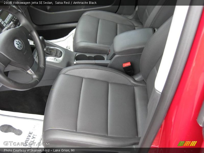 Salsa Red / Anthracite Black 2008 Volkswagen Jetta SE Sedan