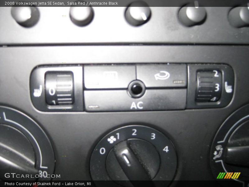 Salsa Red / Anthracite Black 2008 Volkswagen Jetta SE Sedan