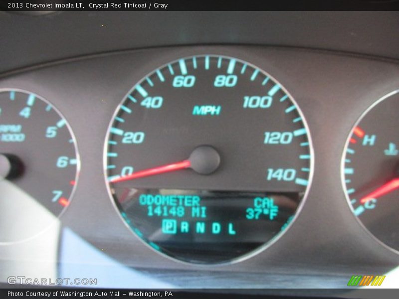 Crystal Red Tintcoat / Gray 2013 Chevrolet Impala LT