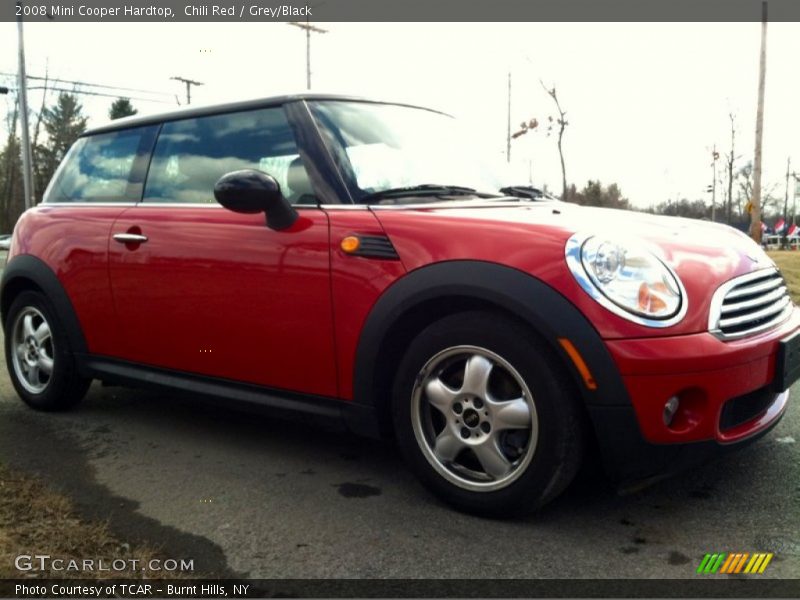Chili Red / Grey/Black 2008 Mini Cooper Hardtop