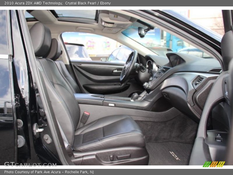 Crystal Black Pearl / Ebony 2010 Acura ZDX AWD Technology