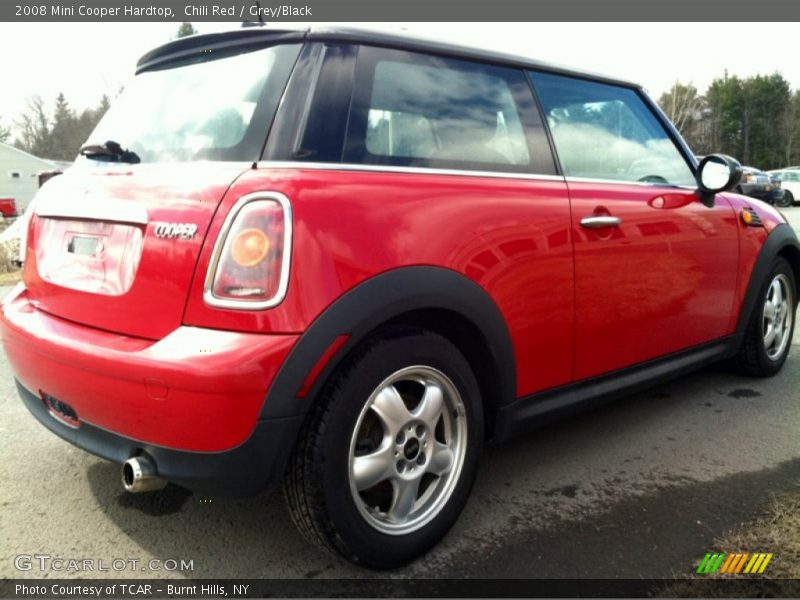 Chili Red / Grey/Black 2008 Mini Cooper Hardtop