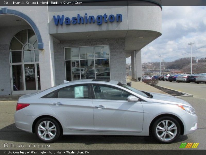 Radiant Silver / Gray 2011 Hyundai Sonata Limited