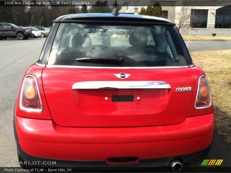 Chili Red / Grey/Black 2008 Mini Cooper Hardtop