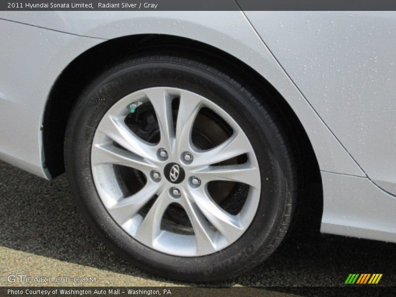 Radiant Silver / Gray 2011 Hyundai Sonata Limited