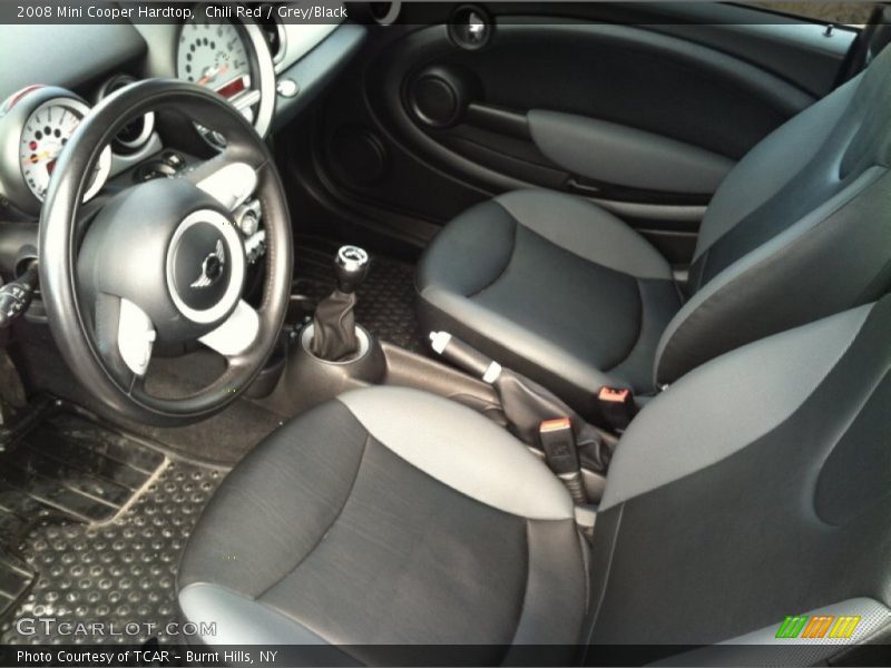 Chili Red / Grey/Black 2008 Mini Cooper Hardtop
