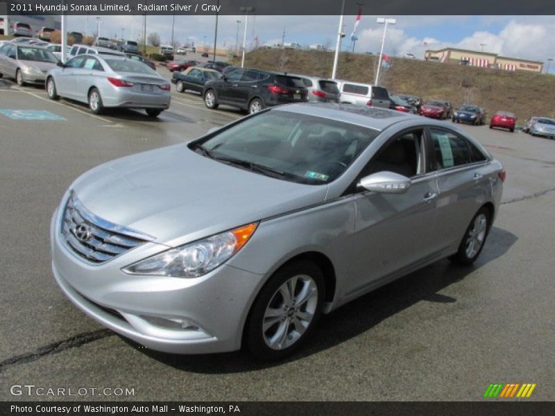 Radiant Silver / Gray 2011 Hyundai Sonata Limited