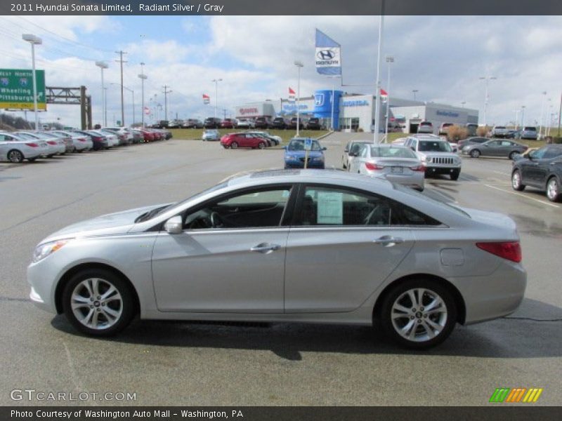 Radiant Silver / Gray 2011 Hyundai Sonata Limited