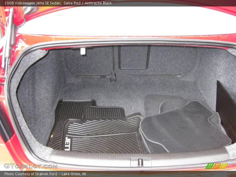 Salsa Red / Anthracite Black 2008 Volkswagen Jetta SE Sedan