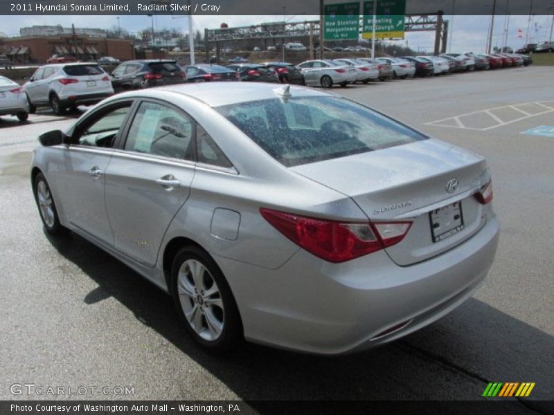 Radiant Silver / Gray 2011 Hyundai Sonata Limited